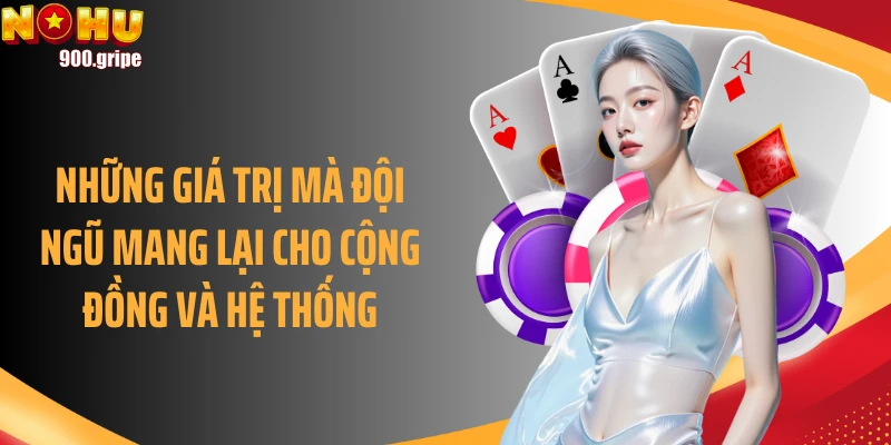 Những giá trị mà đội ngũ mang lại cho cộng đồng và hệ thống